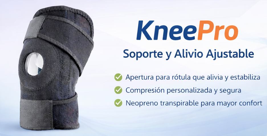 🦵 Rodillera Ajustable con Refuerzo Rotuliano - KneePro