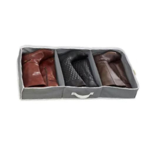 Organizador de Zapatos de Tela con 3 Secciones