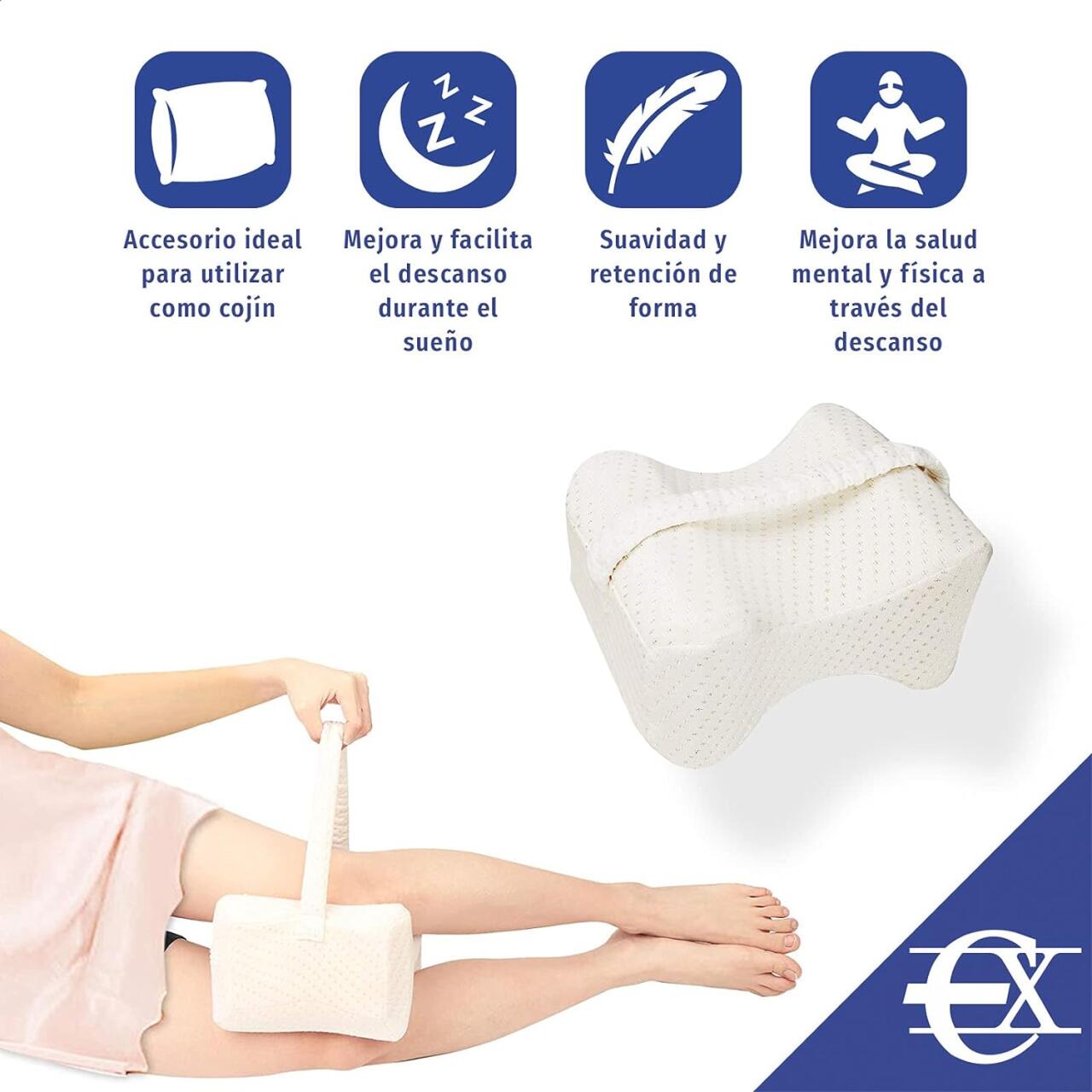 Almohada para alineación de piernas - LunaFoam