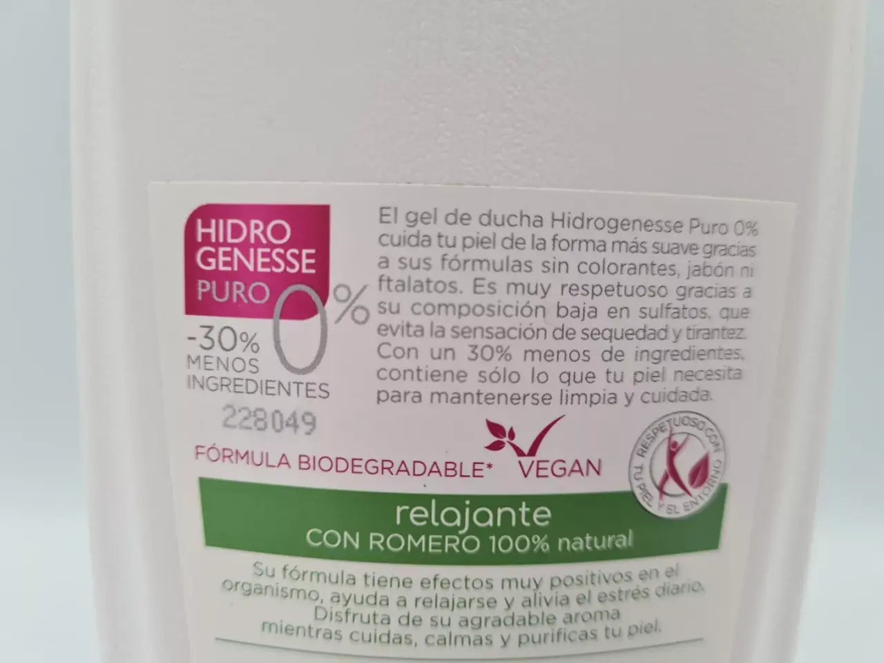 Gel de Baño y Ducha Relajante 800ml