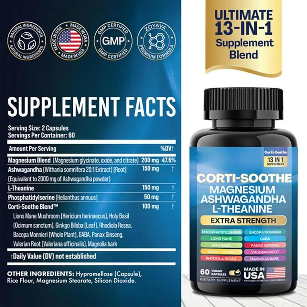 Suplemento Antiestrés Cortisol Balance – 60 Cápsulas